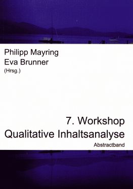 Cover: 7. Workshop Qualitative Inhaltsanalyse. Abstractband