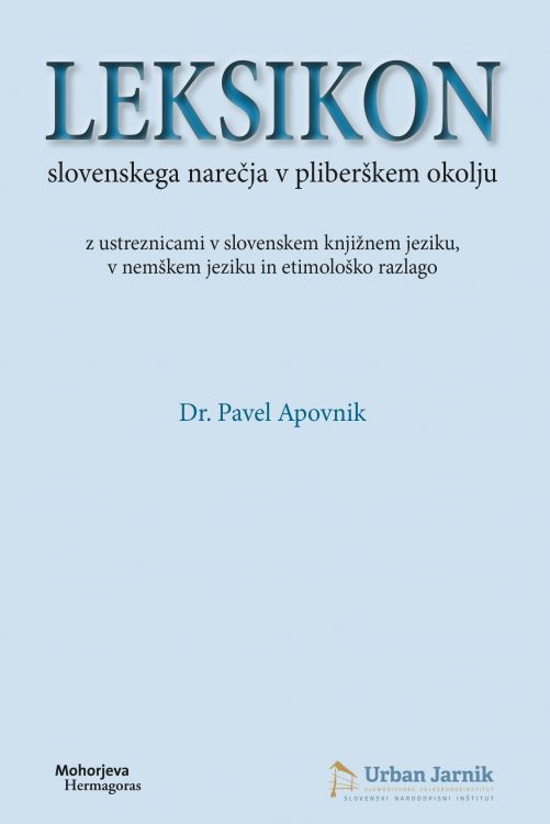 Cover: Leksikon slovenskega narečja v pliberškem okolju