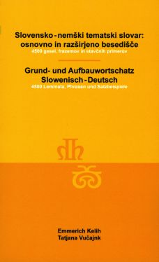 Cover: Slovensko-nemški tematski slovar: osnovno in razširjeno besedišče
