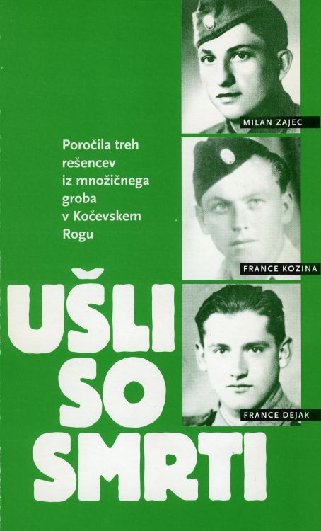 Cover: Ušli so smrti